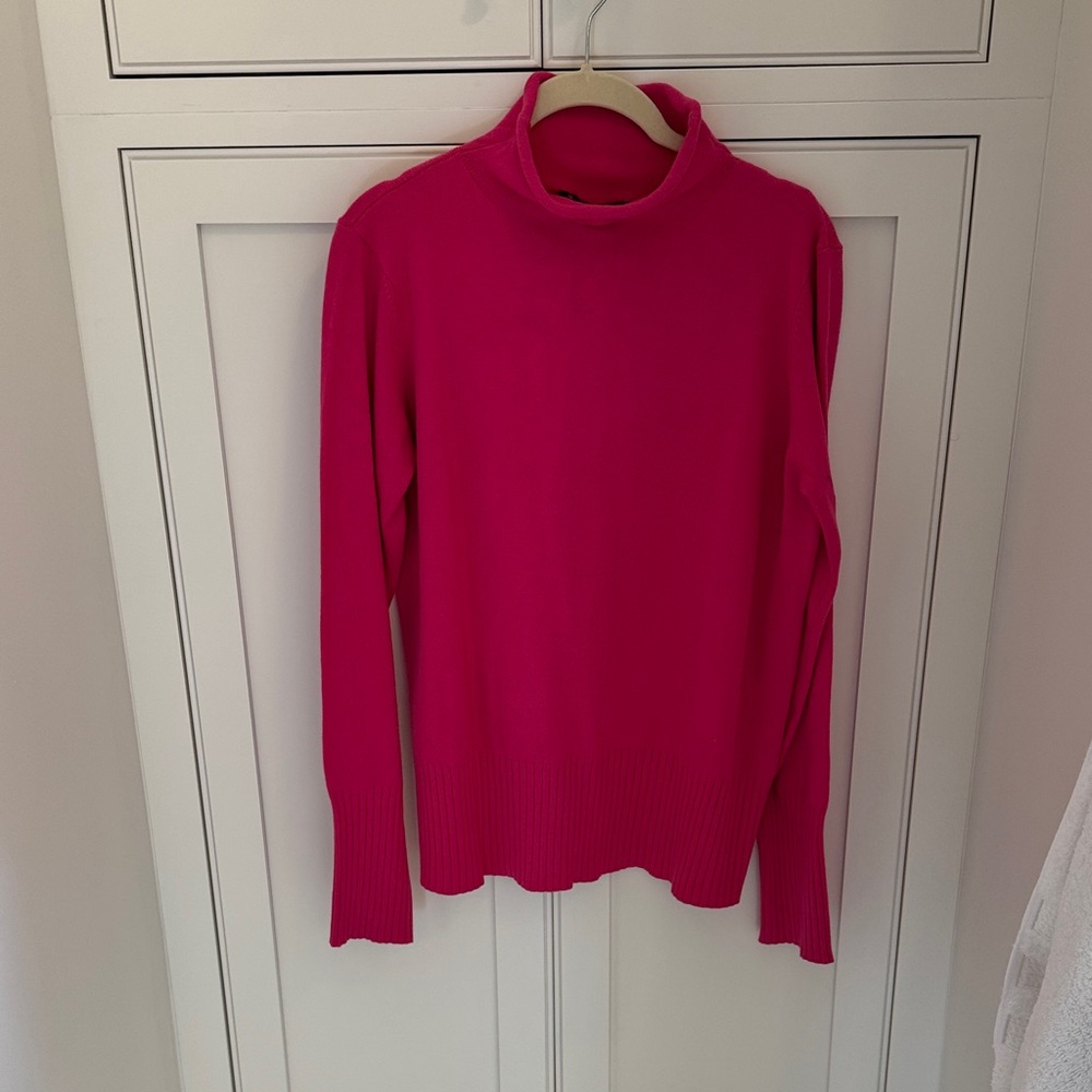 French Connection Fuchsia Knit Top